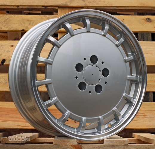 R17x8  5X112  ET  35  66.6  F3029  Silver+Polished Lip (SP)  For MER  (Z1+Z2)  (HYBRID FORGED (Front+Rear))