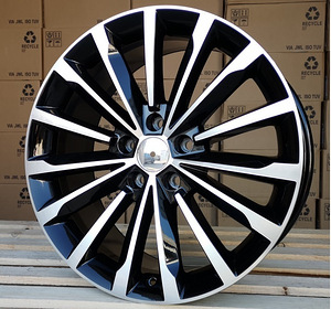 R18x8  5X112  ET  44  57.1  F1526  (YF0458)  Black Polished (MB)  For SKODA  (M)  (HYBRID FORGED) (1 foto / 1)