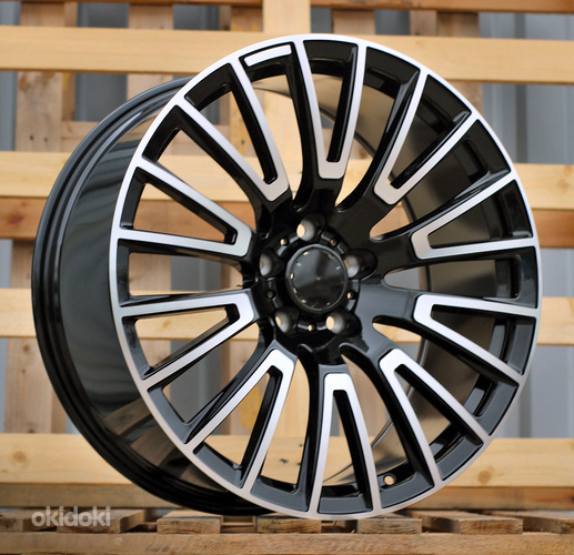 R22x10  5X130  ET  36  84.1  F1070  (FBX349)  Black (BL)  For MER  (K3)  (HYBRID FORGED)