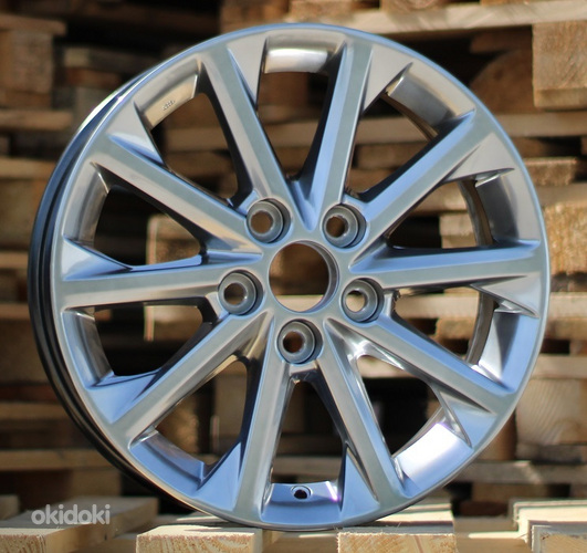 R16x6.5  5X114.3  ET  45  60.1  F0191  Hyper Black (HB)  For TOYOT  (K7)