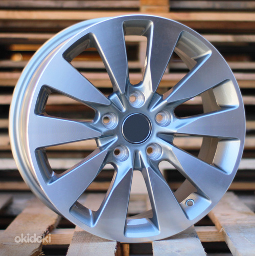 R16x6.5  5X114.3  ET  45  64.1  F0216  Grey Polished (MG)  For HOND  (K7)  ((AKC 55 Eur))