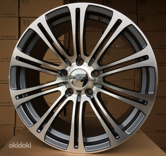 R16x7  5X120  ET  35  72.6  E568  (BY732)  Grey Polished (MG)  For BMW  (K3)  ((AKC 65 Eur))