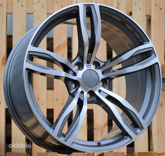 R18x8  5X120  ET  20  74.1  E492  (BK5728)  Grey Polished (MG)  For BMW  (P+K2)