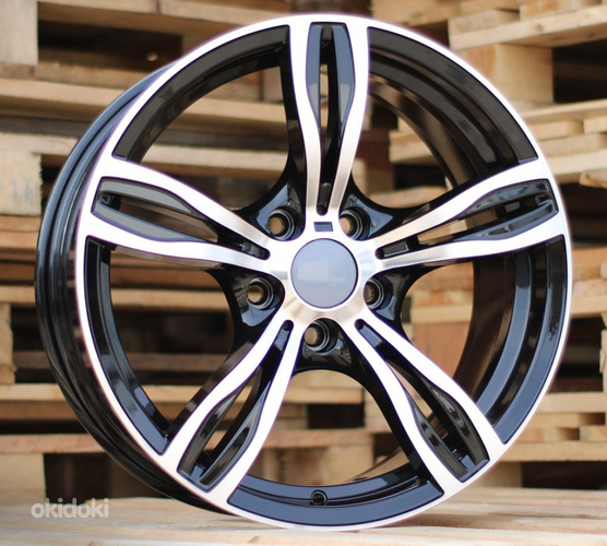 R19x8.5  5X120  ET  33  72.6  E492  (BY941)  Black Polished (MB)  For BMW  (P2)  (Rear+Front)