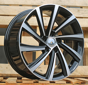 R18x8  5X112  ET  45  57.1  D2403  Black Polished (MB)  For SKODA  (Z4+Z2)  (New Model) (1 foto / 1)