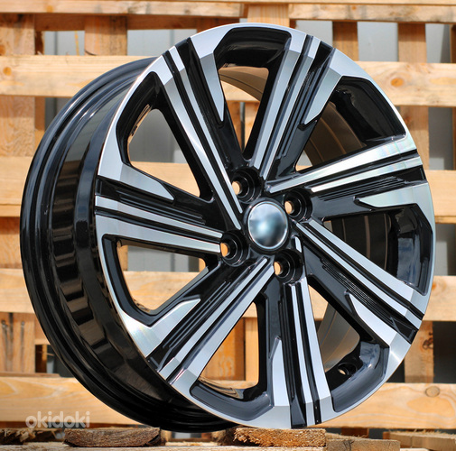 R14x5.5  4X100  ET  45  54.1  D1822  Black Polished (MB)  For TOYOT  (Z2)