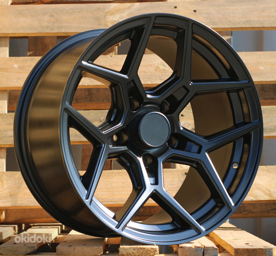 R17x9  5X127  ET  0  78.1  D1446  Black Half Matt (BLHM)  For 4X4  (Z4)