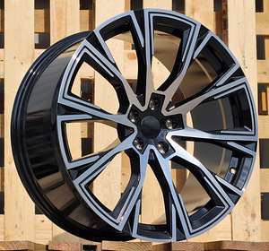R20x9.5  5X112  ET  40  66.6  D1130  Black Polished (MB)  For BMW  (K7)  (Rear+Front) (1 foto / 1)