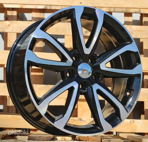 R18x7.5  5X114.3  ET  49.5  67.1  BY994  Black Polished (MB)  For RACIN  (Z1)