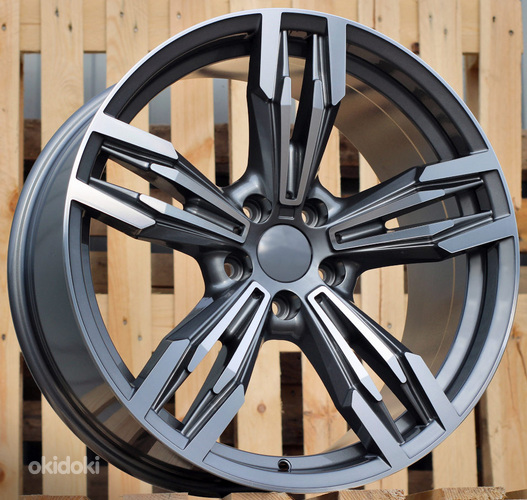 R20x8.5  5X120  ET  33  72.6  BY983  Grey Polished (MG)  For BMW  (P)  (Rear+Front)