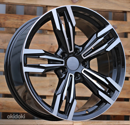 R18x8.5  5X120  ET  35  72.6  BY983  (BK5730)  Black Polished (MB)  For BMW  (P2+Z4)