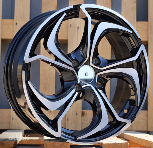 R15x6.5  4X108  ET  22  65.1  BY980  (LU1235)  Black Polished (MB)  For RACIN  (P1)
