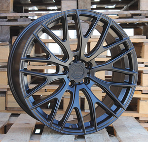R19x8.5  5X112  ET  28  66.5  BY973  Black Half Matt (BLHM)  For RACIN  (K7)  (Rear+Front  Style VOSSEN) (1 foto / 1)