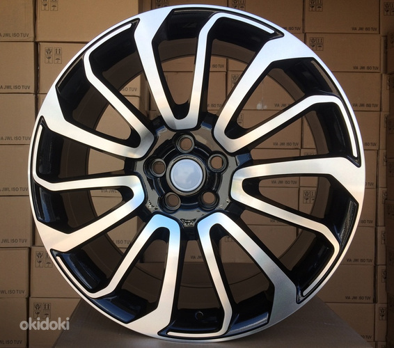 R22x9.5  5X120  ET  45  72.6  BY959  (A764)  Black Polished (MB)  For LAND  (K3)