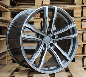 R21x10.5  5X120  ET  45  74.1  BY588  (DLJ588)  Grey Polished+Powder Coating (MGPC)  For BMW  (P1)  ()) (1 foto / 1)