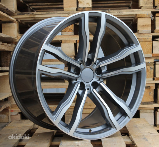 R20x10  5X120  ET  40  74.1  BY588  (DLJ588)  Grey Polished (MG)  For BMW  (P+K3)  (REAR+FRONT)