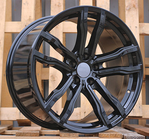 R20x11  5X120  ET  35  74.1  BY588  (DLJ588)  Black (BL)  For BMW  (K4)  (Rear+Front) (1 foto / 1)
