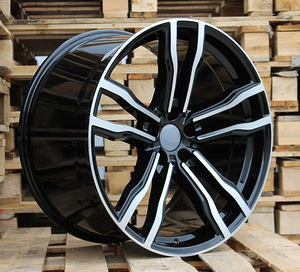R22x11  5X120  ET  32  74.1  BY588  (IN5451)  Black Polished (MB)  For BMW  (K7)  (Rear+Front) (1 foto / 1)
