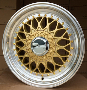 R13x6  8X100/108  ET  30  67.1  BY479  (LU247)  Gold+Polished (YP)  For RACIN (1 foto / 1)