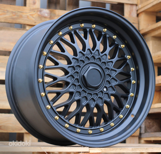 R18x8  10X112/120  ET  20  74.1  BY479  (XF135)  Black Matt (BM)  For RACIN  (K4)  (BBS Style Front+Rear)