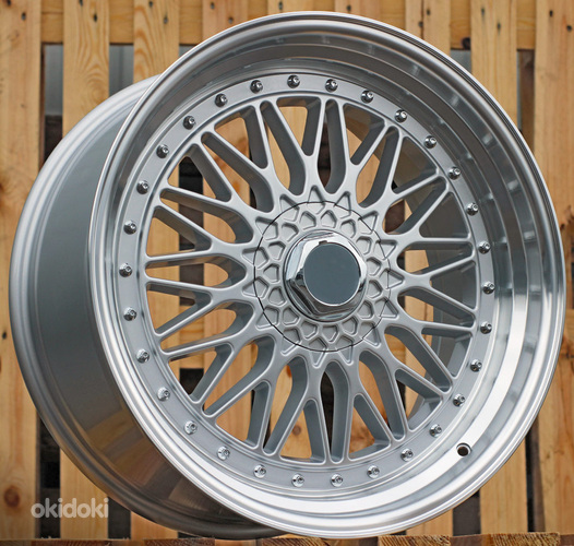R16x8  10X112/120  ET  25  74.1  BY479  (LU247)  Silver+Polished Lip (SP)  For RACIN  (P1)  (BBS Style Rear+Front)