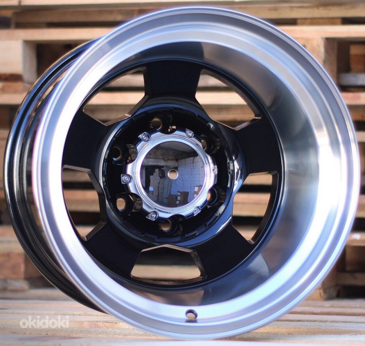 R15x12  6X139.7  ET  M78  110.1  BY472  Black+Polished Lip (BLPL)  For 4X4  (P2)