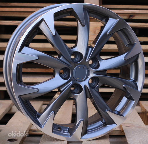 R19x7  5X114.3  ET  50  67.1  BY177  Grey Polished+Powder Coating (MGPC)  For MAZDA  (P)