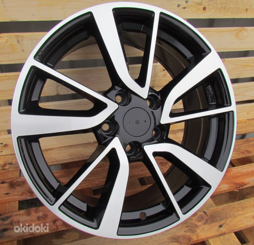 R16x6.5  5X114.3  ET  40  60.1  BY131  (NS146/FE127)  Black Polished (MB)  For NISS  (R)