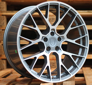 R20x9  5X112  ET  26  66.5  BK998  (SLY005)  Grey Polished (MG)  For PORCH  (K7)  (Rear+Front) (1 foto / 1)