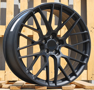 R21x10  5X112  ET  19  66.5  BK998  (CQRGW1022)  Black Matt (BM)  For PORCH  (K3)  (FORGED (Rear+Front)) (1 foto / 1)