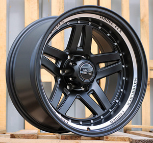 R16x8.5  6X139.7  ET  M27  110.1  BK936  Black Half Matt+Polished Lip (BLHMPL)  For 4X4  (L2) (1 foto / 1)