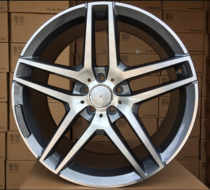 R19x9.5  5X112  ET  43  66.6  BK967  Grey Polished+Powder Coating (MGPC)  For MER  (K4)  ((AKC 90 Eur)) (1 foto / 1)