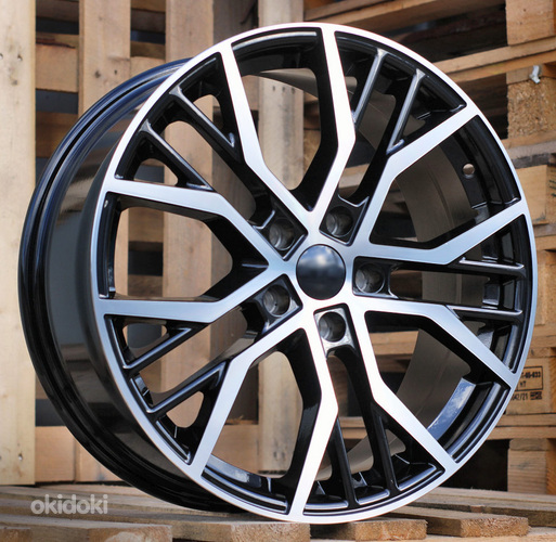 R18x8  5X112  ET  40  57.1  BK713  Black Polished (MB)  For VW  (D1+K4+P)
