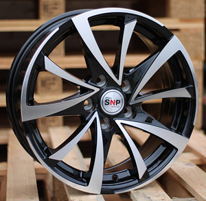 R15x6.5  4X100  ET  40  60.1  BK575  Black Polished (MB)  For RACIN  (K2) (1 foto / 1)