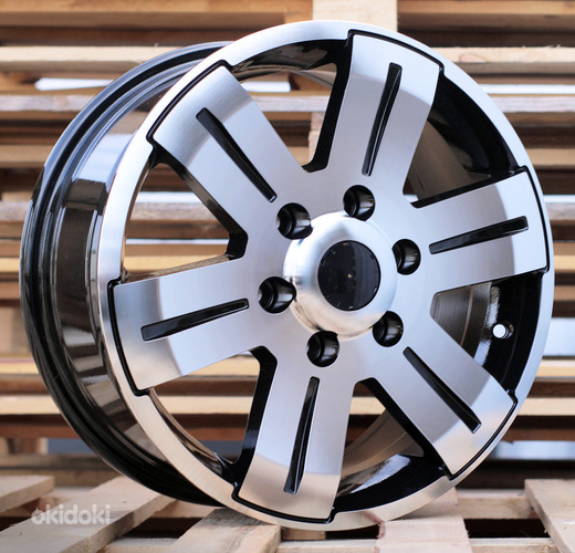 R16x7  6X130  ET  55  84.1  BK562  Black Polished (MB)  For MER  (P+Z7)  ((max 1400kg))