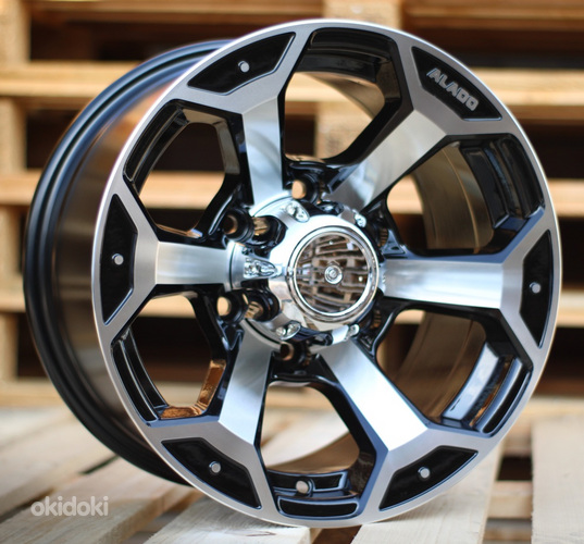 R16x8  5X139.7  ET  0  110.5  BK321  Black Polished (MB)  For 4X4  (Z2)