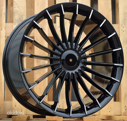 R17x8  5X120  ET  15  74.1  BK273  (BY1023)  Black Polished (MB)  For BMW  (P+Z3+Z1)  ())
