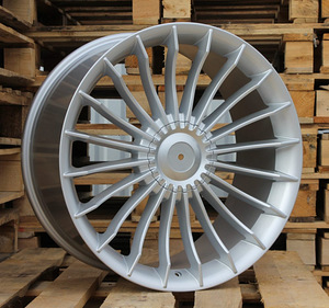 R19x9.5  10X112/120  ET  39  72.6  BK273  Silver (SI)  For BMW  (K4+P+Z7)  (ALPINA Style Rear+Front) (1 foto / 1)