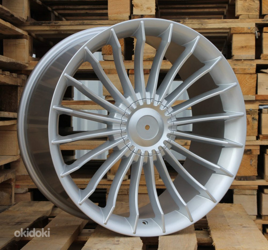 R19x9.5  5X120  ET  20  74.1  BK273  Silver (SI)  For BMW  (P)  (ALPINA Style Rear+Front)