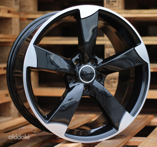 R18x8.5  5X112  ET  45  66.5  BK217  (BY939)  Black Polished (MB)  For AUD  (P+Z2)
