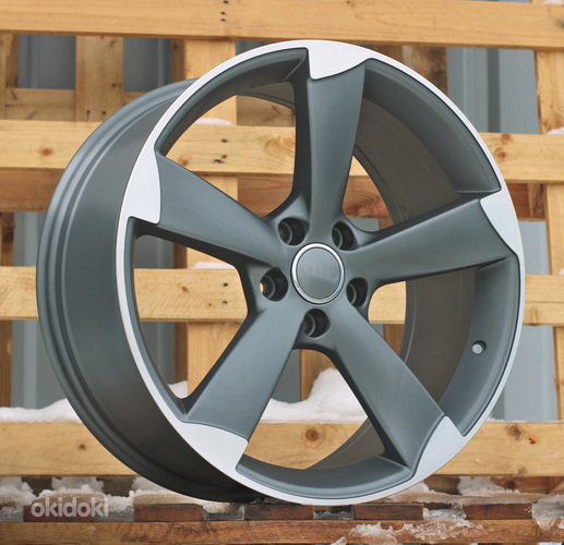 R18x8.5  5X112  ET  29  66.5  BK217  (BY939)  Grey Polished Half Matt (MGHM)  For AUD  (Z1+Z7)