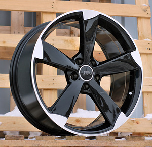 R19x8.5  5X112  ET  45  66.5  BK217  (BY939)  Black Polished (MB)  For AUD  (Z1) (1 foto / 1)