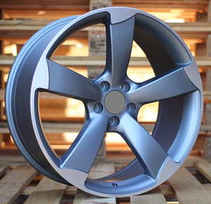 R16x7.5  5X100  ET  36  57.1  BK217  Grey Polished Half Matt (MGHM)  For AUD  (R) (1 foto / 1)