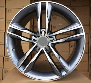 R18x8  5X112  ET  39  66.5  BK114  Grey Polished+Powder Coating (MGPC)  For AUD  (P) (1 foto / 1)