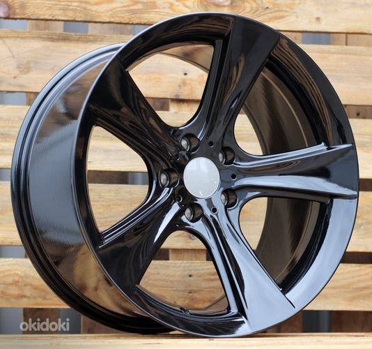 R19x9  5X120  ET  24  74.1  BK086  Black (BL)  For BMW  (P+K2)  (Rear+Front)