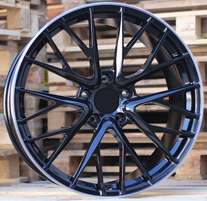 R21x11  5X130  ET  65  71.5  BFPS7  Black+Polished Lip (BLPL)  For PORCH  (K3)  ((Rear+Front) FORGED) (1 foto / 1)