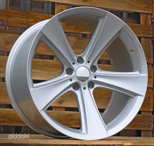 R20x10  5X120  ET  14  74.1  BK086  Silver (SI)  For BMW  (K4)  (Rear+Front)