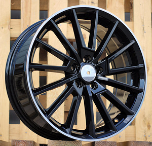 R17x7  5X100  ET  46  57.1  B5969  Black+Polished Lip (BLPL)  For SKODA  (P) (1 foto / 1)