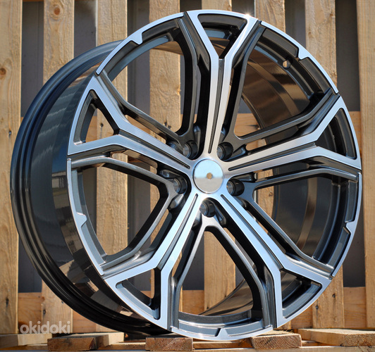 R21x9.5  5X114.3  ET  35  67.1  BFMS3  (MFRGW1028)  Grey Polished (MG)  For MASER  (K3)  (MASERATI (Rear+Front) FORGED)