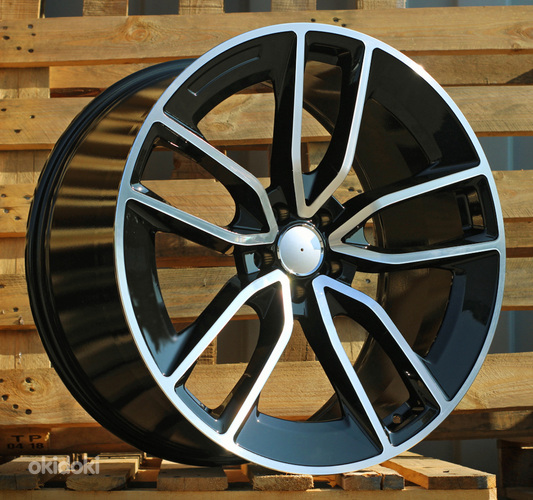 R22x11  5X112  ET  42  66.6  B5949  Black Polished (MB)  For MER  (P+Z7)  (New GLS/GLE (Rear+Front))